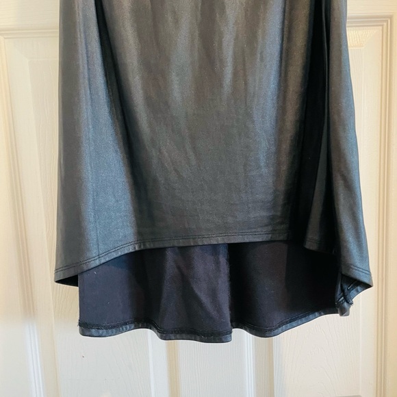 BCBG Generation Faux Leather Tank - Picture 4 of 5